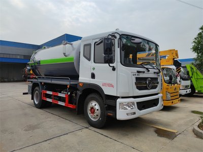 抽吸運(yùn)輸污水淤泥、糞便、沼液罐式車(chē)，國(guó)六排放吸污車(chē)抽吸快、適用面廣